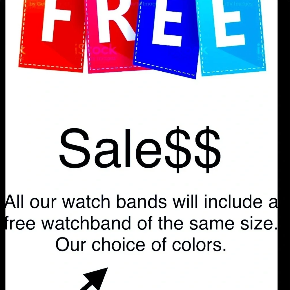 🛑2 for 1 Cape cod blue, unisex watchband 38/40 fits apple plus free band …